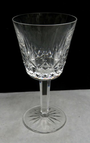 WATERFORD (9) LISMORE CRYSTAL 5 7/8" CLARET WINE GLASSES - Picture 4 of 5