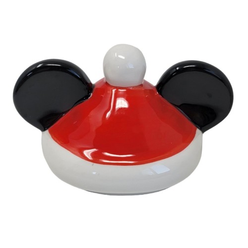 Disney Mickey Mouse Linear Sketch Mickey Nikolausmütze Ohren Deckel Becher Weihnachten Winter - Bild 8 von 10