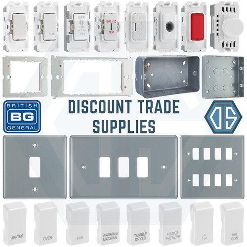 BG Nexus Metal Clad Grid Plate White Switch Modules Custom Grid Components - 第 1/52 張圖片