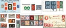 6 Postcards Flyers for Auction Catalogues Valuations Robson Lowe Ltd Philatex