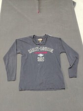 Distressed Vintage Harley-Davidson V-twin Power Motorcycles MEN'S L Sweatshirt