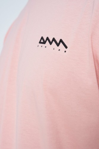 Dnm Lab Beijing Oversized Comfort Cotton T-Shirt - PINK - Picture 4 of 6
