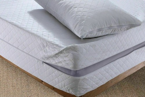 Matratzenschutz mit Reißverschluss Luxus tief Anti-Bett-Wanze insgesamt vollständig Gehäusebezug - Bild 13 von 24