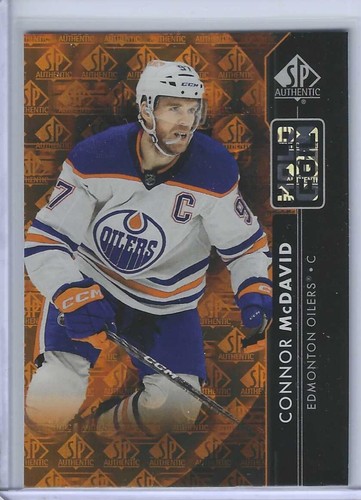 Connor McDavid 2023-24 SP Authentic HoloFoil HF-1 Edmonton Oilers