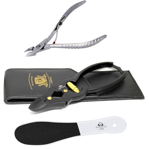 Podiatry Heavy Duty Thick Nail Professional Manicure Clippers Nippers Tool Kit - Picture 4 of 6