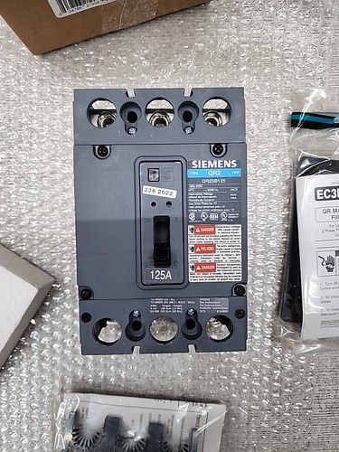 SIEMENS MBK3125R 125A MAIN BREAKER KIT 3 Phase, 240V Type QR2 BREAKER (NEW) - Picture 4 of 22