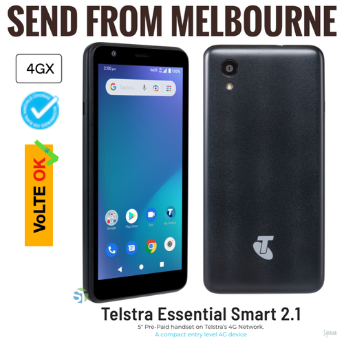 NEW Telstra Essential Smart 2.1 4G 4GX 5.0 inch VoLTE OK Blue Tick Android Phone - Picture 5 of 10