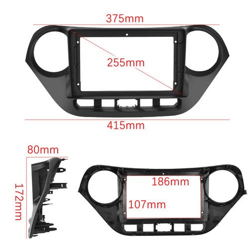 DAB+ 9" CarPlay Android15 Autoradio für Hyundai i10 II BA IA GPS Navi RDS Kamera - Bild 11 von 11