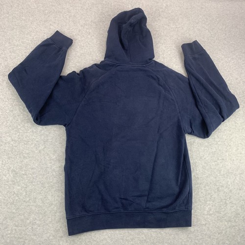 Nike Hooded Sweatshirt Size Small Navy Blue - Picture 2 of 9