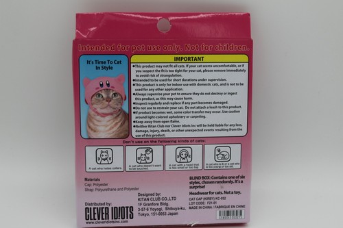 CLEVER IDIOTS CAP FOR CATS BLIND BOX C1784 - Picture 3 of 5