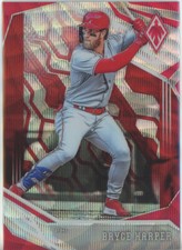 2019 Panini Phoenix Ruby Wave #9 Bryce Harper Phillies 143/199