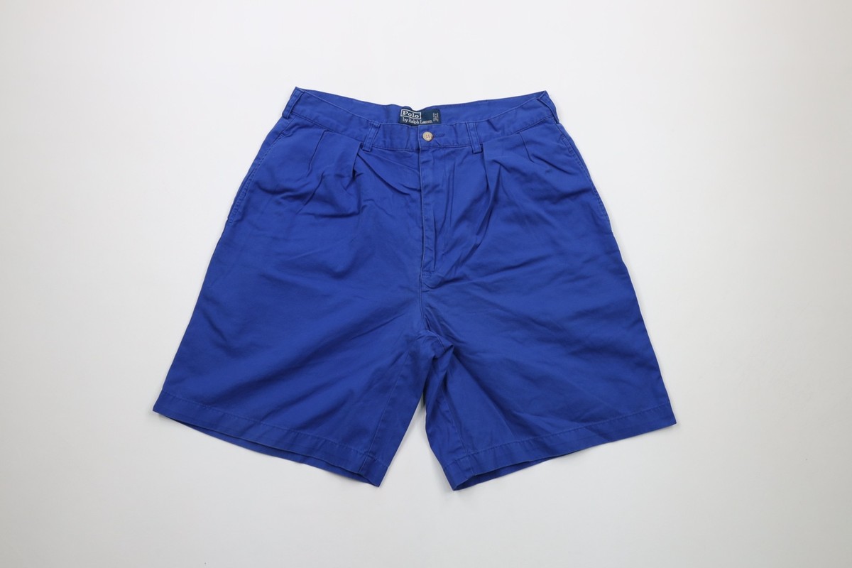 パンツ W34 1990's Ralph Lauren Shorts 221131 Vintage 90s Ralph Lauren Mens 34 Faded Tyler Pleated Cotton