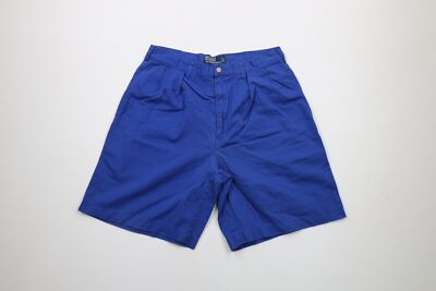90s〜00s Polo Ralph Lauren tyler short Vintage 90s Ralph Lauren Mens 34 Faded Tyler Pleated Cotton
