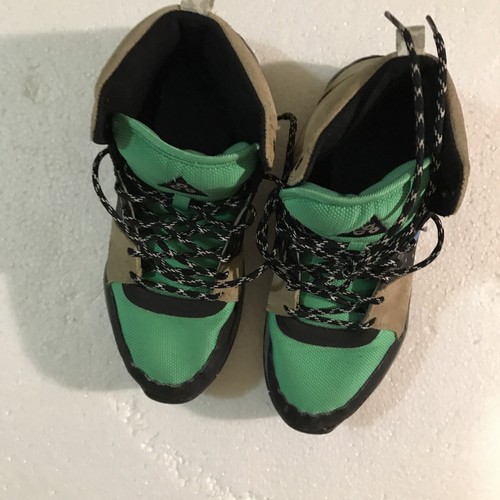 Nike ACG Air Alder Mid Sneaker Boots Khaki Green Black 599660-243 Size 8 Used - Picture 2 of 12