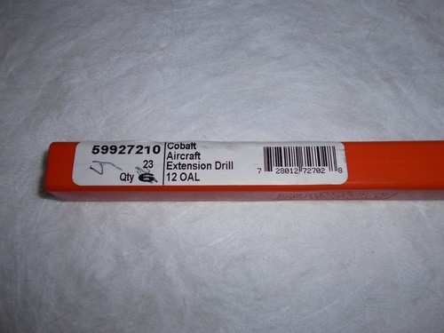 Hertel Aircraft Extension Drill Bit 0.154" x 12" Cobalt Qty. 5 59927210 - Picture 3 of 3