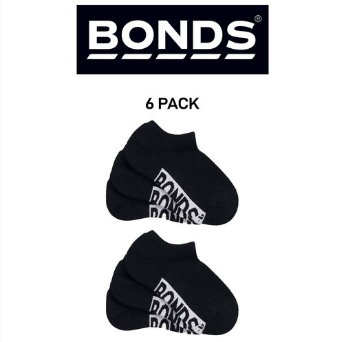 Bonds Kids Cushioned No Show Comfy Cushioned & Mesh Cooling Zones 6 Pack RXVR3N - Picture 1 of 2