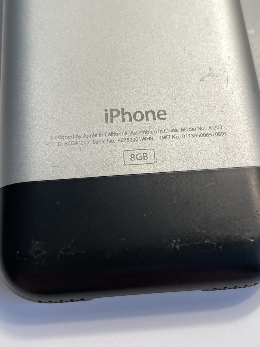 Apple＊iPhone＊ORIGINAL＊初代（2G） ＊8GB＊A1203 Apple iPhone 1st Generation - 8GB - Black (AT&T) A1203 (GSM
