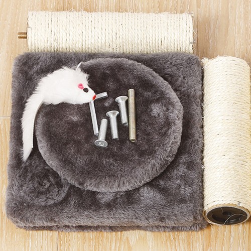 Katzenturm Baum Sisal Kratzbaum Klettern Spielplatz Haustier Kätzchen Spielzeug Spielen & Ausruhen - Bild 6 von 21