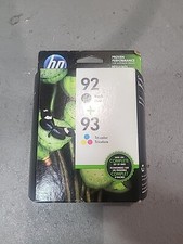 HP 92  93 Black  Tri-Color Ink Cartridges Genuine DeskJet 5440