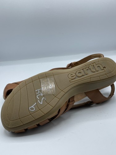 Earth Origins Women's Cushioned Lt Brown Sandals Flats Shoes Size 9 N - NEW - Picture 5 of 5