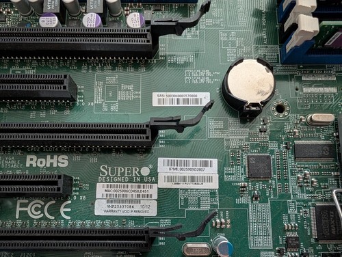 Supermicro X9DR3-F Intel c606 Dual LGA2011 Motherboard System Board + CPU + RAM - Photo 2/7