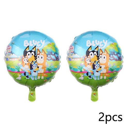 Bingo Bluey Party Supplies Banner Balloons Birthday Party Set Decoration - Imagen 5 de 44