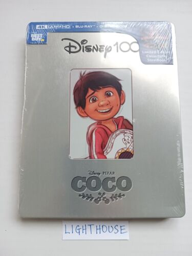 COCO DISNEY 100 STEELBOOK BRAND NEW OOP 4K UHD + BLU-RAY + DIGITAL