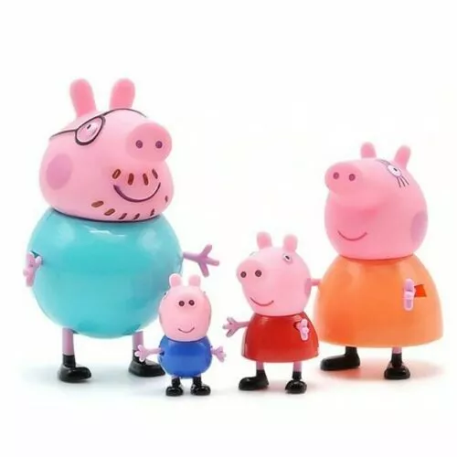 Familia Peppa Pig * Peppa, George, Mummy & Daddy Pig - Imagen 1 de 3
