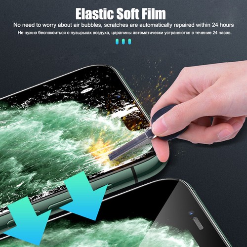 For iPhone 16E 16 15 14 13 12 11 Pro Max XS FULL Screen Protector Hydrogel Film - Picture 9 of 12