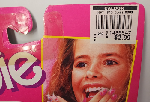 Vintage 80s Barbie Nails Arco Mattel Girl Size Press on Changing Colors not doll - Picture 8 of 14