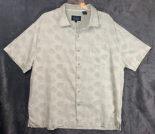 Nat Nast Shirt Mens XL Silk Blend Floral Hawaiian Luxury Originals Short Sleeve