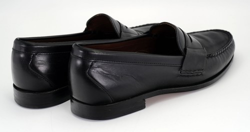 Vestido mocasines Allen Edmonds "Walden" de cuero negro para hombre talla 10 1/2D - Imagen 6 de 8