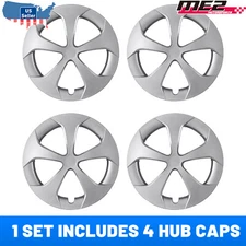 15'' Wheel Covers Full Rim Snap On Hubcaps For 2010-2015 TOYOTA PRIUS 4-Pack