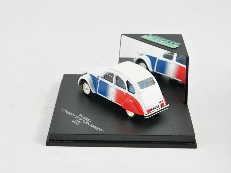 Velocità 1/43 VCC084 Citroen 2CV Cocorico 1968 Bianco - Immagine 2 di 4