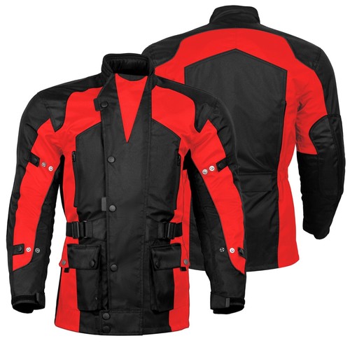 Australian Biker Gear Waterproof Thermal Motorcycle CE Armoured Textile Jacket - Picture 19 of 38