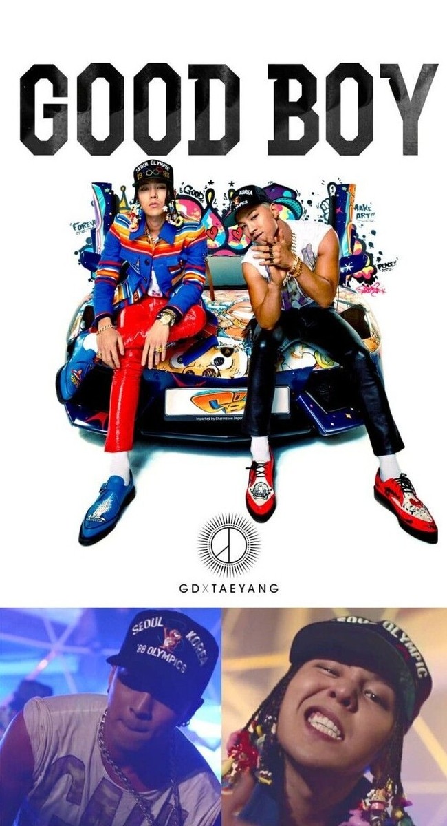 GD TAEYANG 'GOOD BOY' 88 Seoul Olympic Ring Flag Embroidery