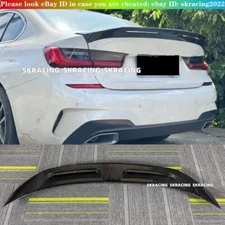 For 2019-2022 BMW 3 Series G20 320i 330i M340i Carbon Fiber Trunk Spoiler Wing