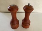 Vintage Olde Thompson 7.5" Salt and Pepper Mill Grinder Maple Wood