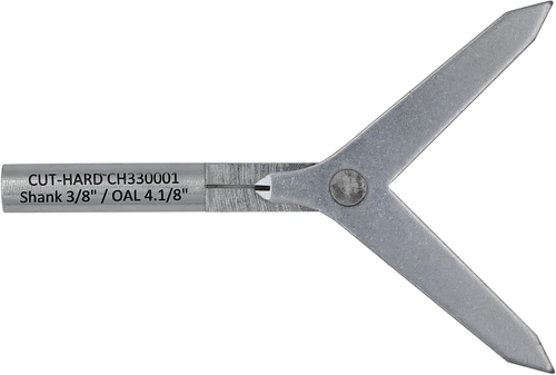 Round Bar Center Finder - 4.1/8" Length, 3/8" Shank, Bright Finish with Lineup P - Picture 12 of 12