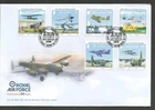 New ListingISLE OF MAN 2008 ROYAL AIR FORCE SET on UNADDRESSED FIRST DAY COVER