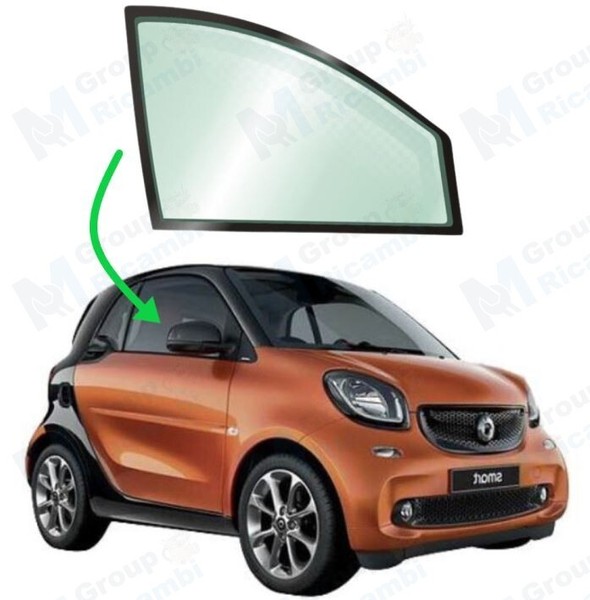 Smart Fortwo Ab 2014 Fensterscheibe Tieferlegung Vorne Seitlich Rechts-image