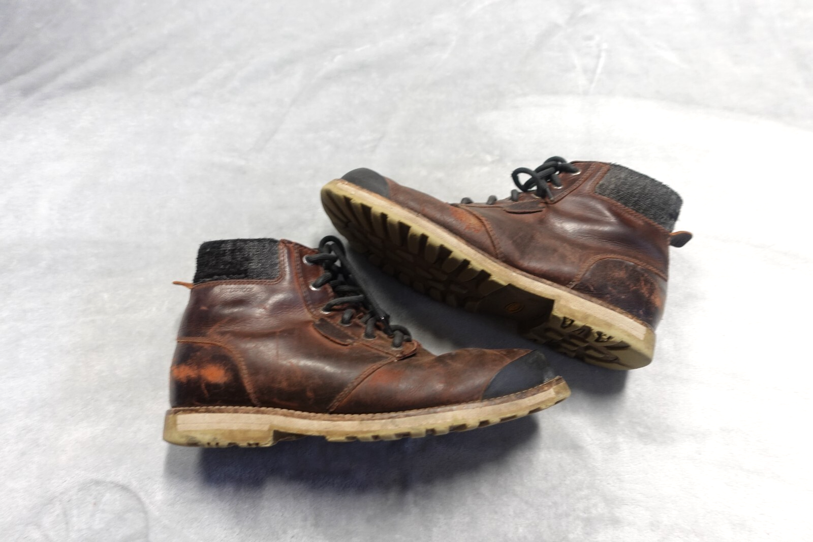 Stivaletti utility KEEN da uomo taglia 10 The Slater II in pelle marrone