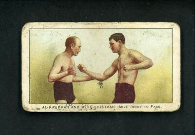 1910 Philadelphia Caramel 27 Scrappers E79 Al Kaufman and Mike Sullivan Boxing