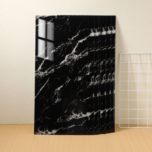 20 Packs Self-Adhesive Grey Marble PVC Cladding Wall Panels for Kitchen Bathroom - Picture 4 of 48