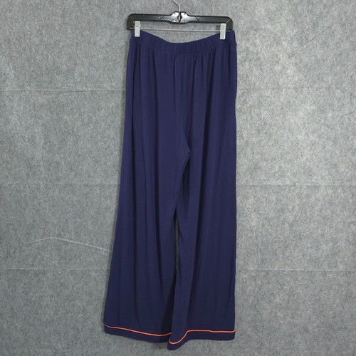Anthropologie Cropped Wide Leg Pants Womens Size S Blue Modal Blend High Rise - Picture 2 of 19