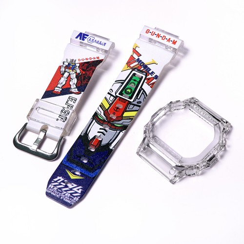 Banda y bisel hechos a medida Gundam RX-78-2 con esfera DW-6900 | G Shock Gundam - Imagen 7 de 10