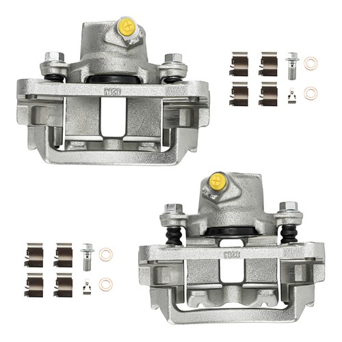 2PCS Front Disc Brake Caliper w/ Bracket for Infiniti FX35 FX45 2003-2005 - Picture 4 of 10