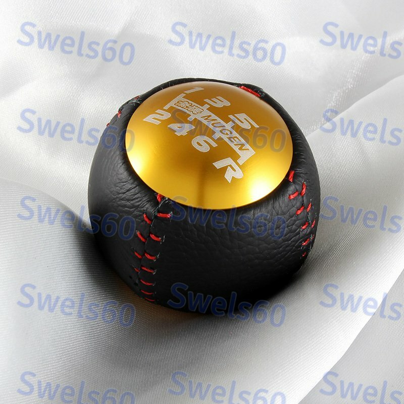 Mugen PVC Leather shift knob 6 Speed for HONDA CRZ S2000 FA5