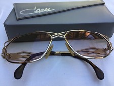 Vintage CAZAL Sunglasses Glasses  Case Model 981 FRAMES ONLY RUN DMC Rap HipHop