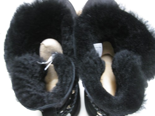 UGG MINI RENN WOMEN BOOTS BLACK US 11 /UK 9.5 /EU 42 /JP 275  - Foto 5 di 7